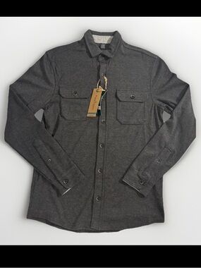 Tailor Vintage Comfort Stretch Long Sleeve Shirt Size S